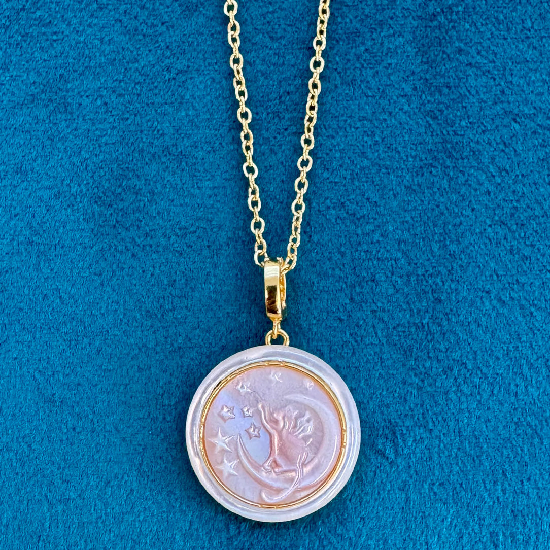 Artemis - Pink Shell Cameo