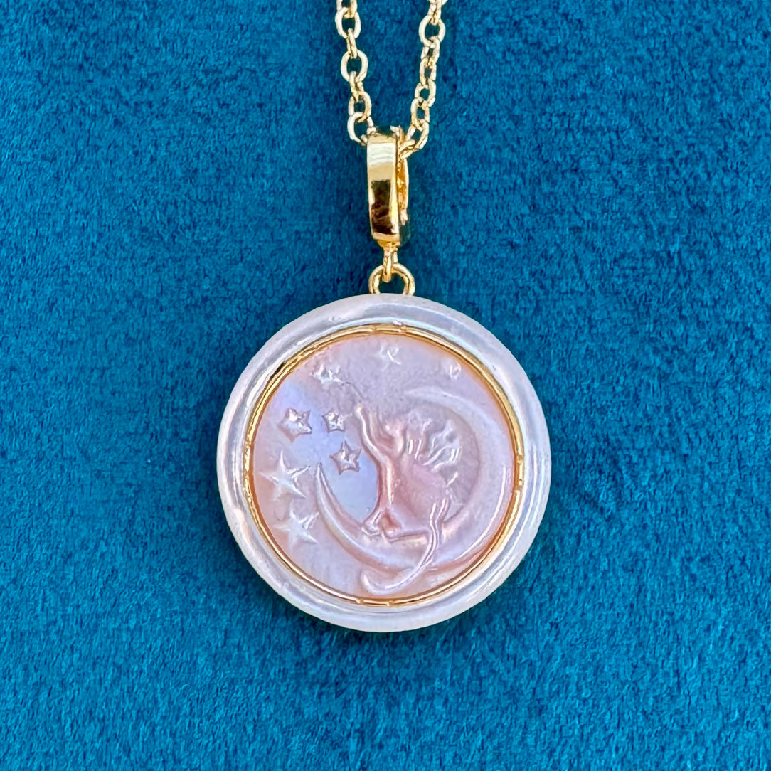 Artemis - Pink Shell Cameo