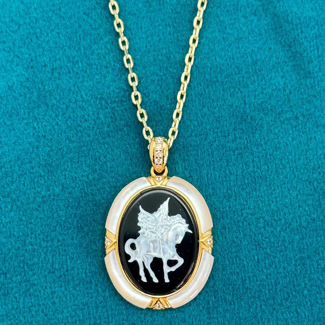 Pegasus - Shell Cameo