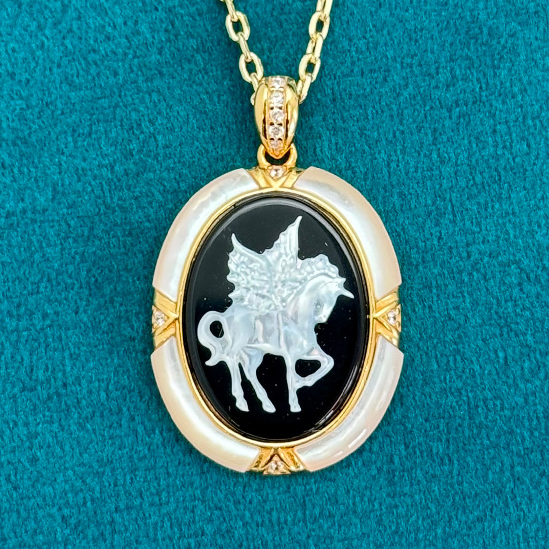 Pegasus - Shell Cameo