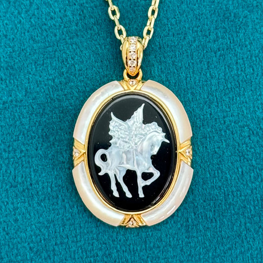 Pegasus - Shell Cameo