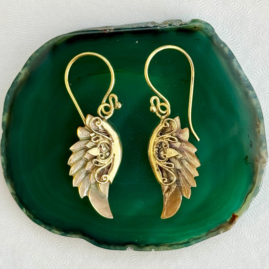 Zolena Mini Feathers - Brass