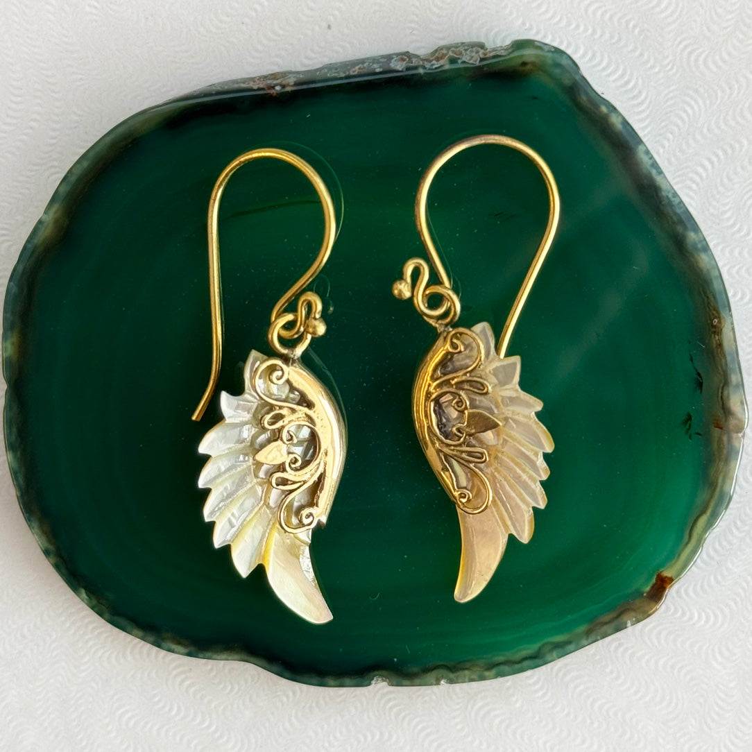 Zolena Mini Feathers - Brass