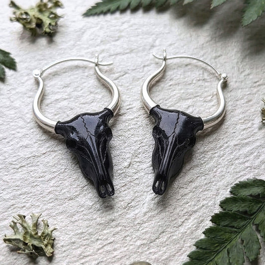 Buffalo Skulls - Horn & Silver