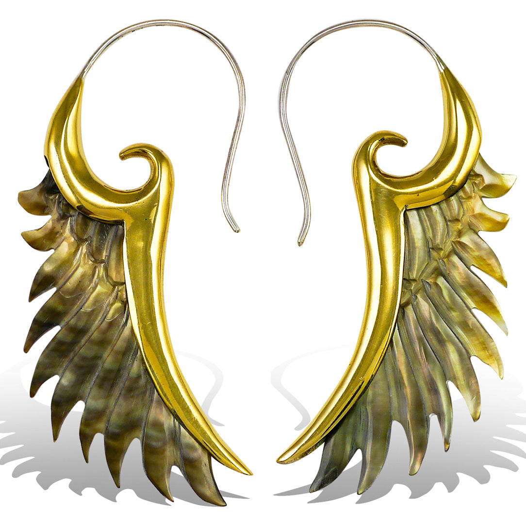 Brass Flared Wings - Shell