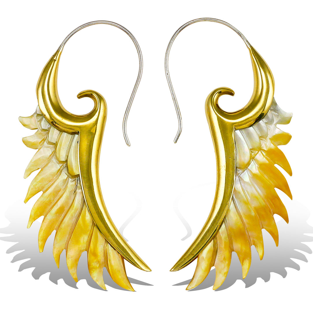 Brass Flared Wings - Shell