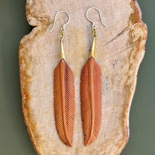 Swaying Feathers - Wood