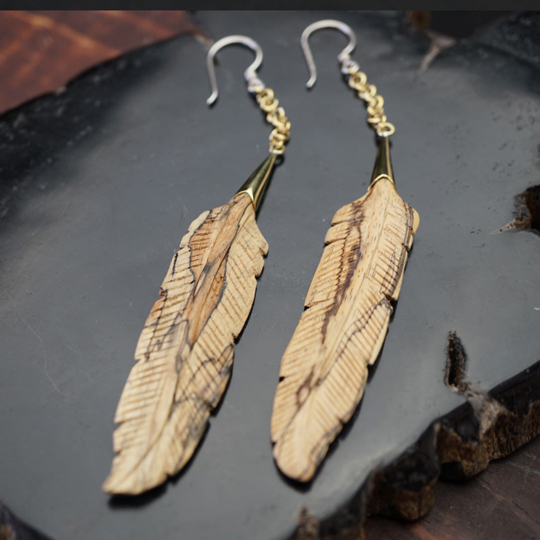 Swaying Feathers - Wood