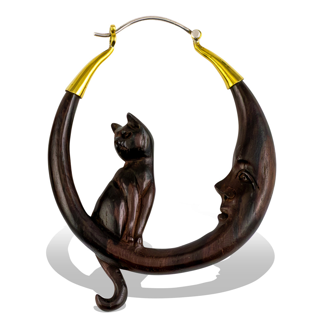 Cradled Cats - Wood