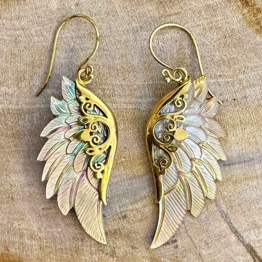 Zolena Feathers - Brass