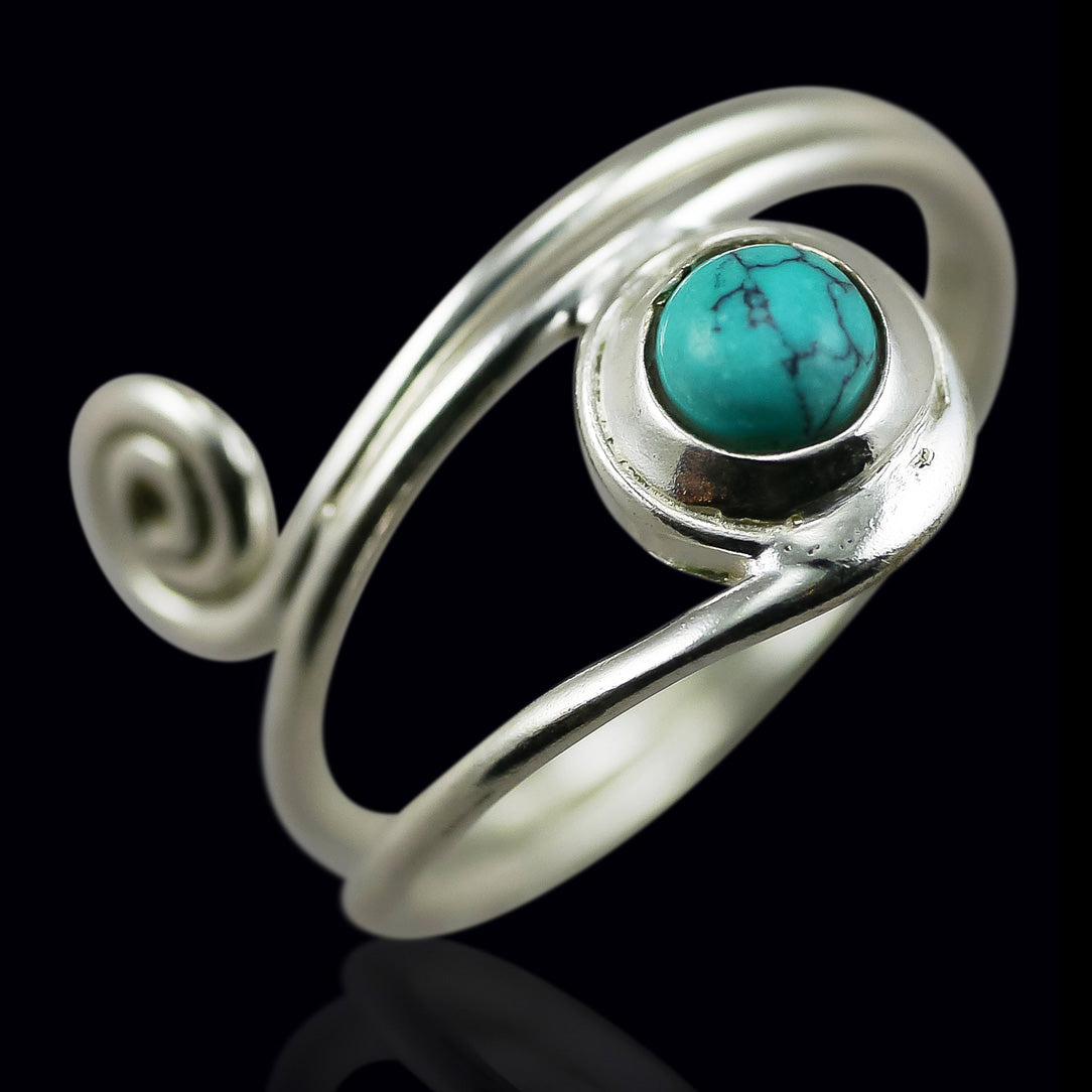 Turquoise Ring - Silver