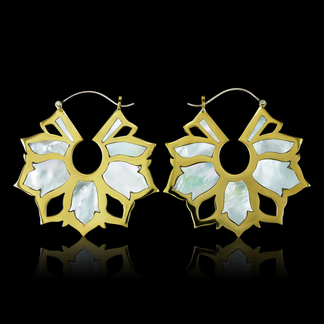 Kiana Hoops - Silver Post