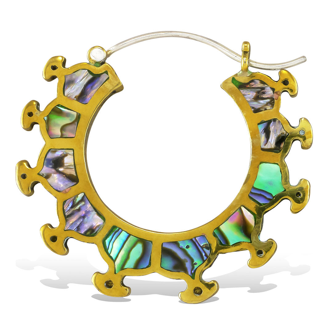 Aria Hoops - Silver Posts