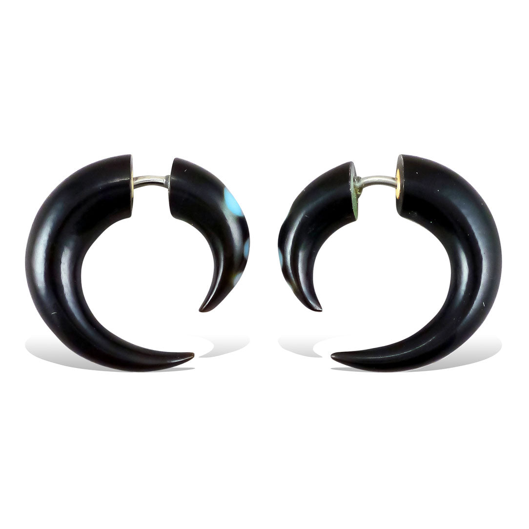 Crescent Hooks - Turquoise Horn