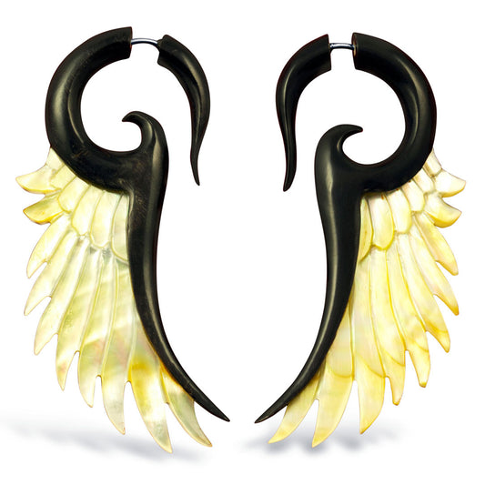 Flared Wings - Horn & Shell