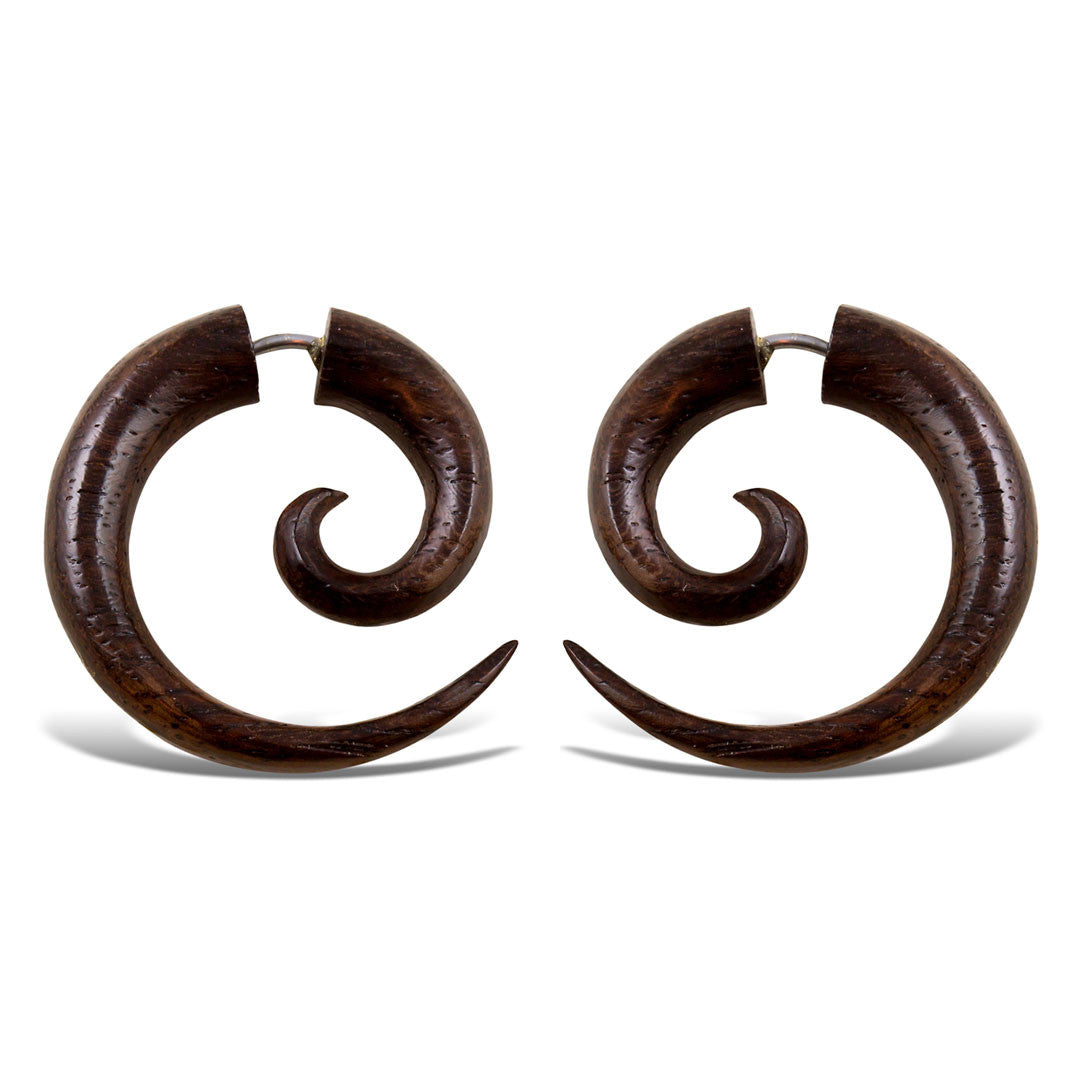 Spirals - Brown Sono Wood