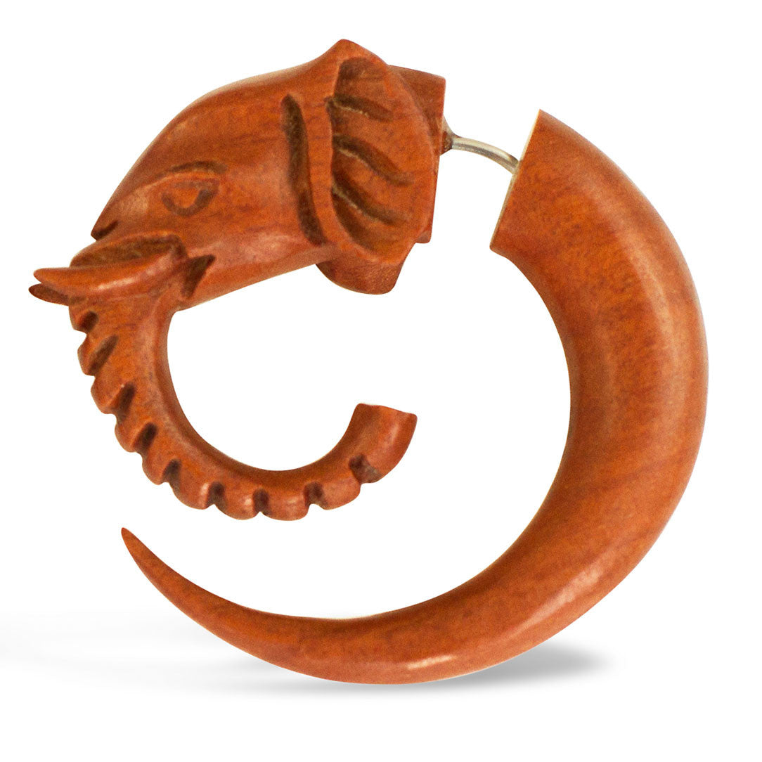 Elephant Spirals - Wood