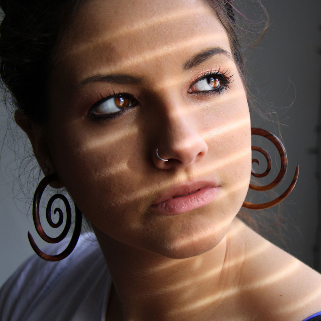 Super Spirals - Brown Sono Wood
