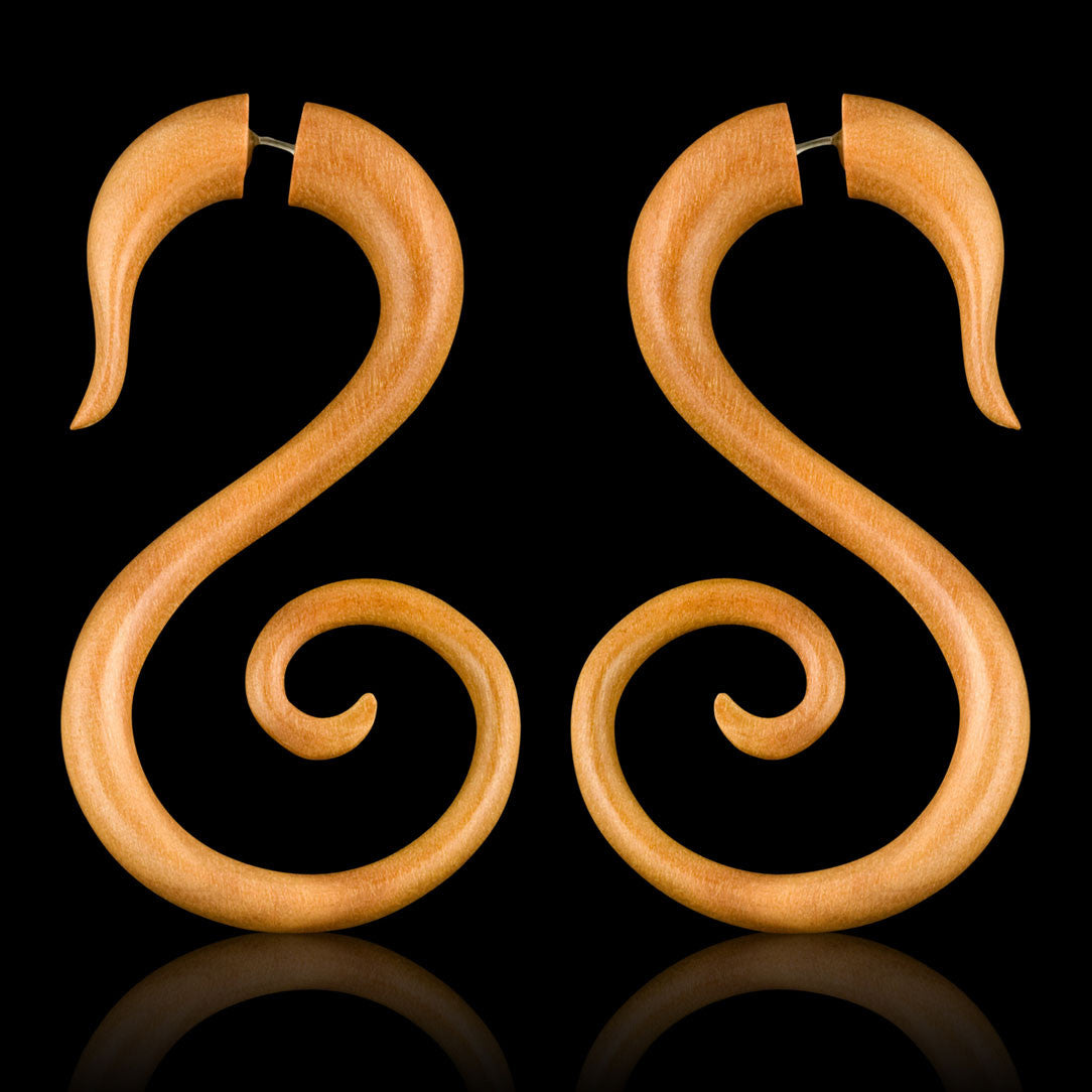 Spiral Tails - Wood