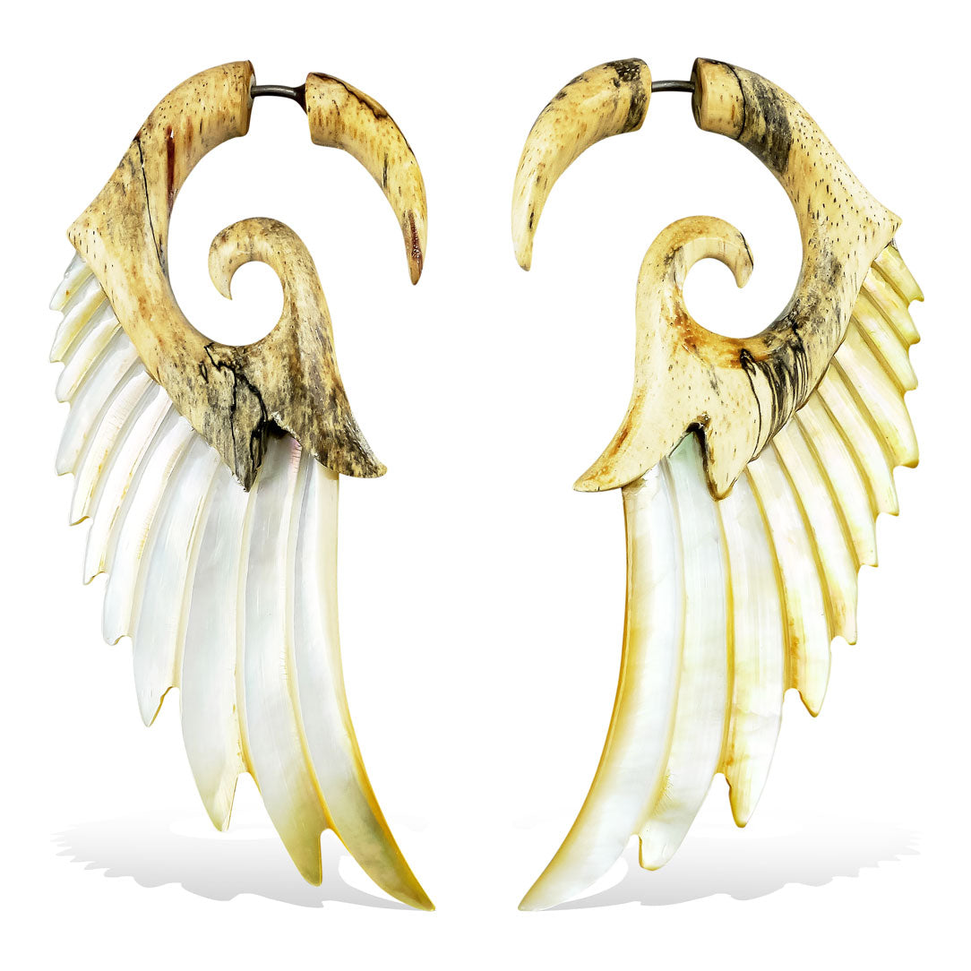 Striking Wings - Wood with Shell