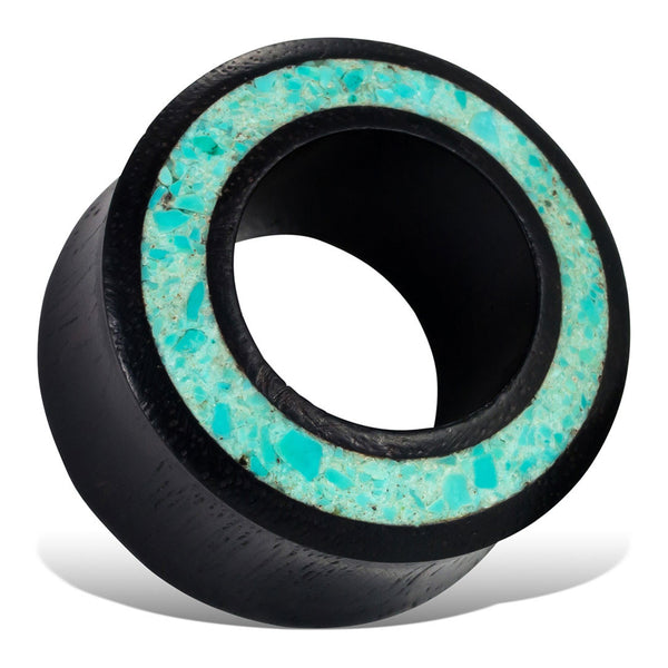 Turquoise Rim Tunnels - Wood