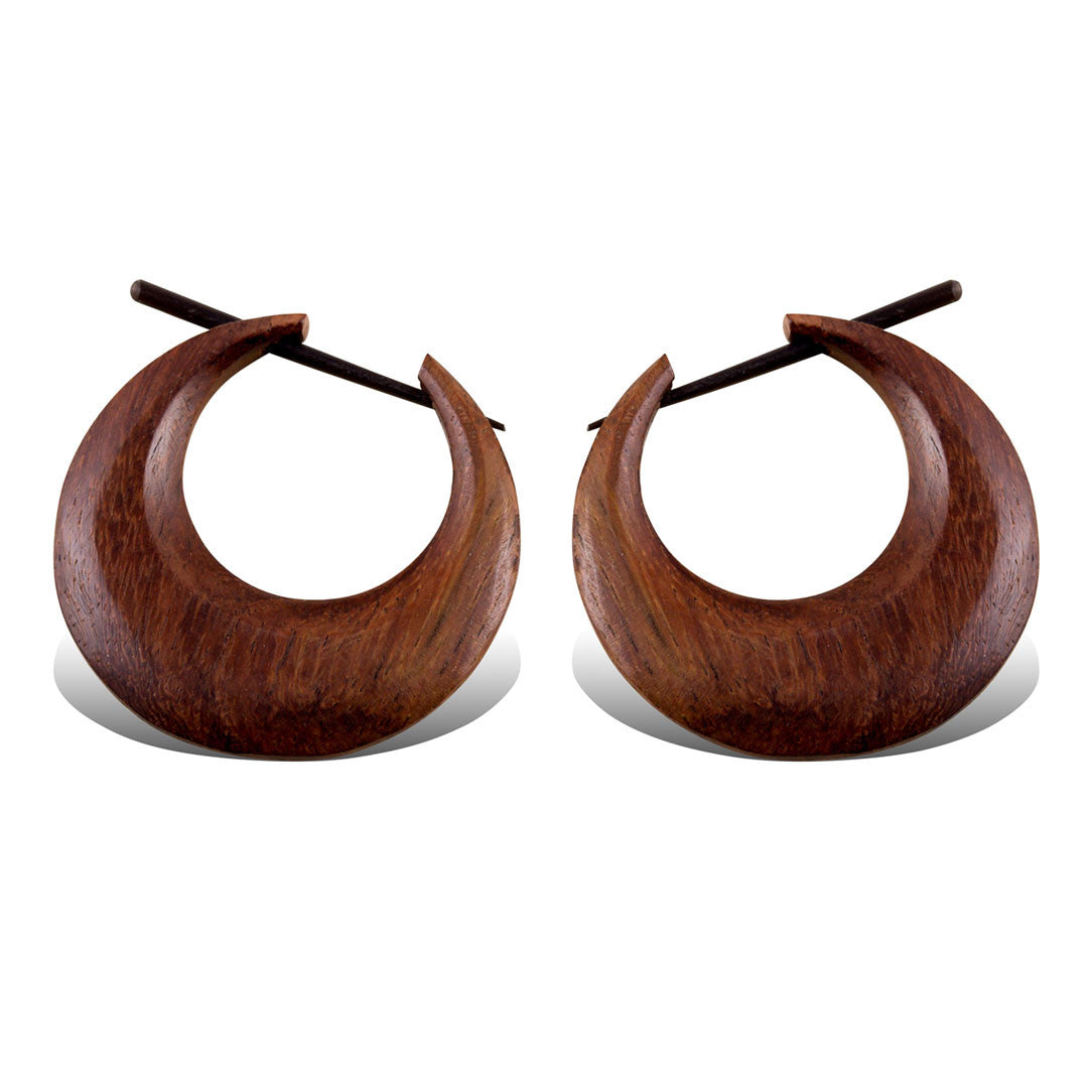 Moon Hoops - Wood