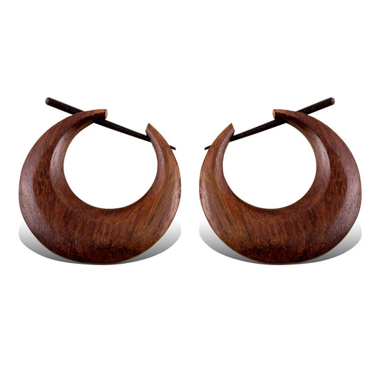 Moon Hoops - Wood