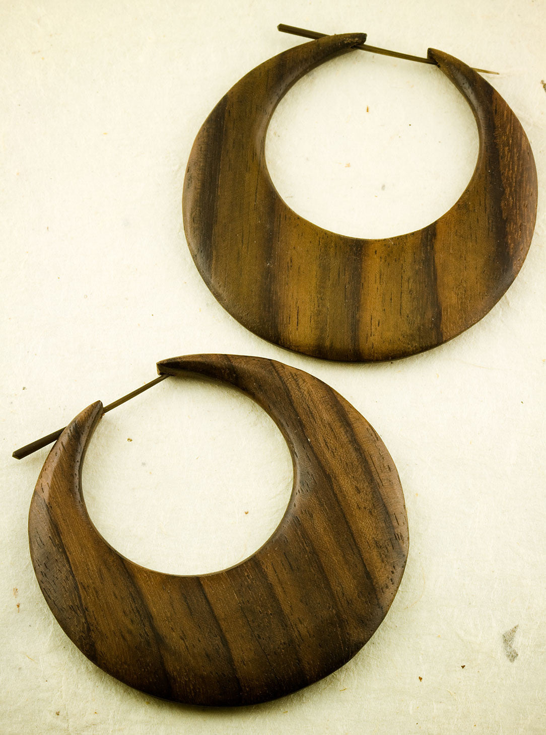Moon Hoops - Wood