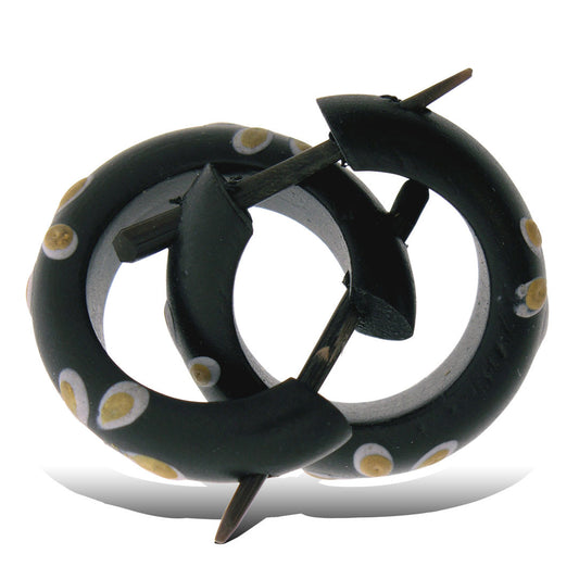 Flower Hoops - Wood