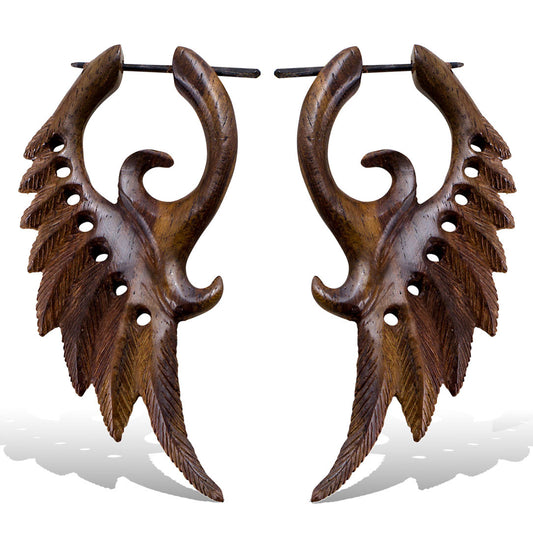 Etched Wings - Wood