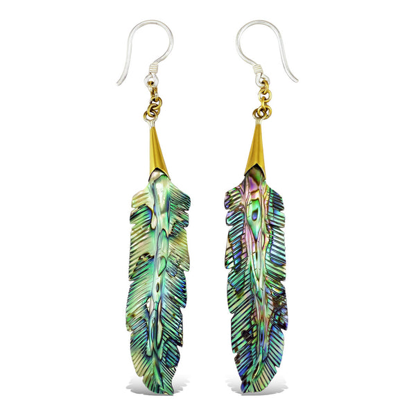 Swaying Feathers - Abalone Shell