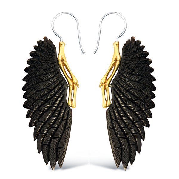 Etched Feathers - Horn