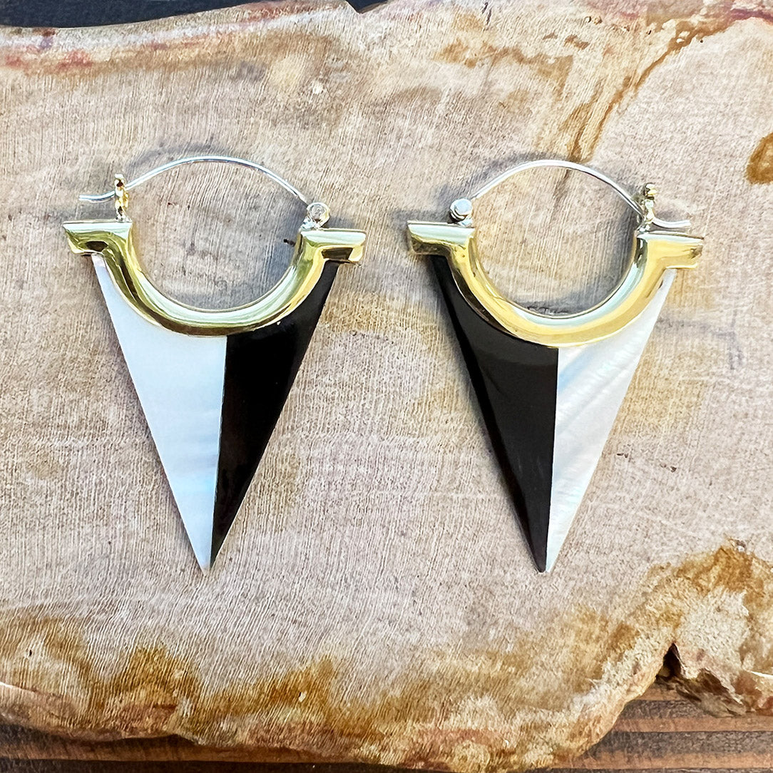 Black & White Drops - Mixed Shell