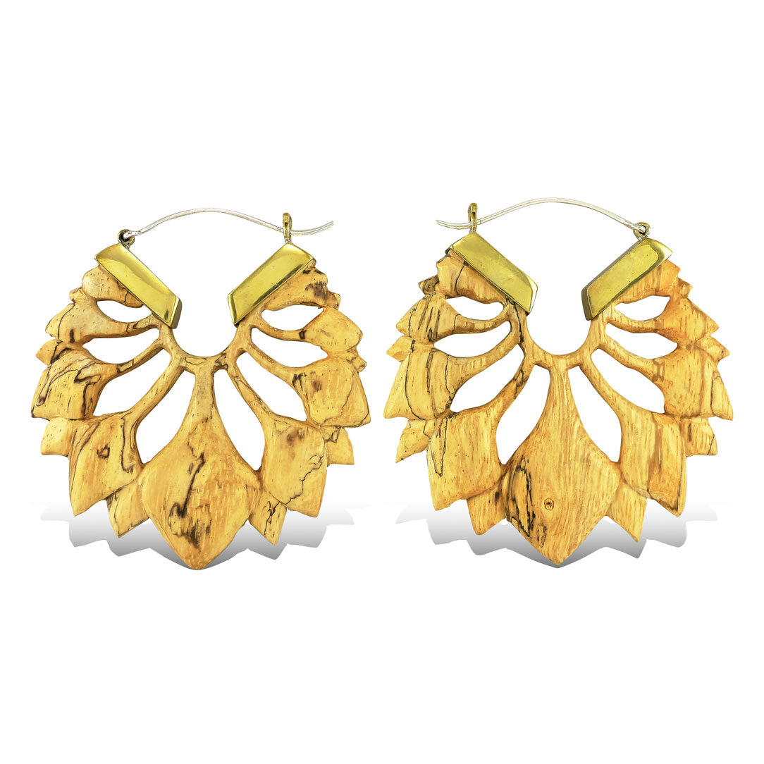 Leilani Hoops - Wood