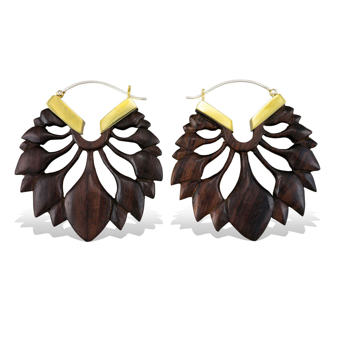 Leilani Hoops - Wood