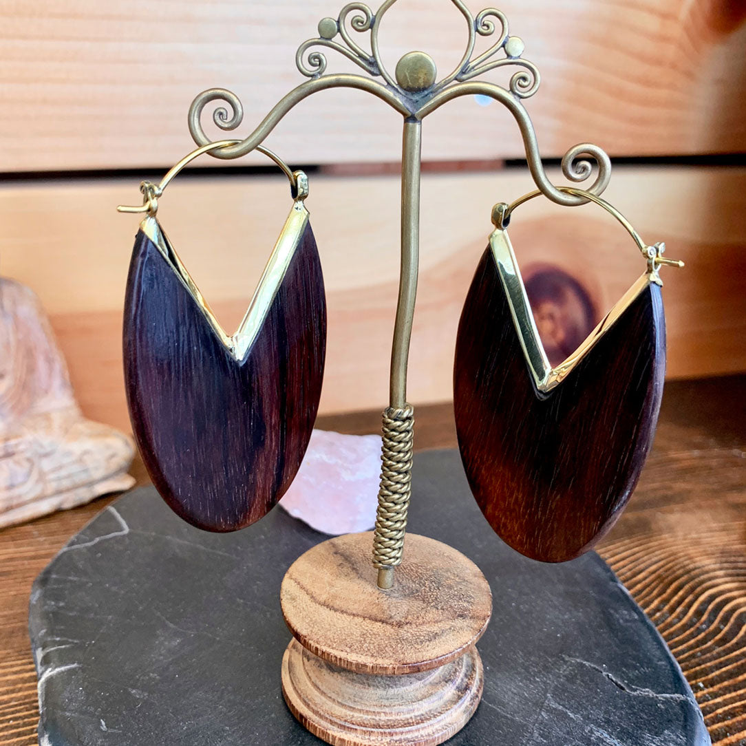 Oval Hoops - Wood