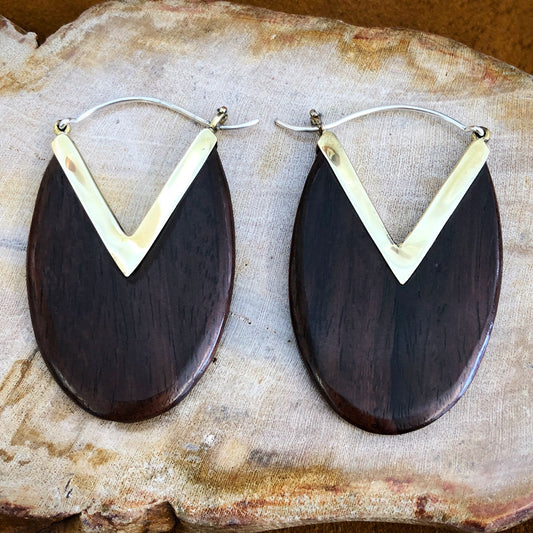 Oval Hoops - Wood