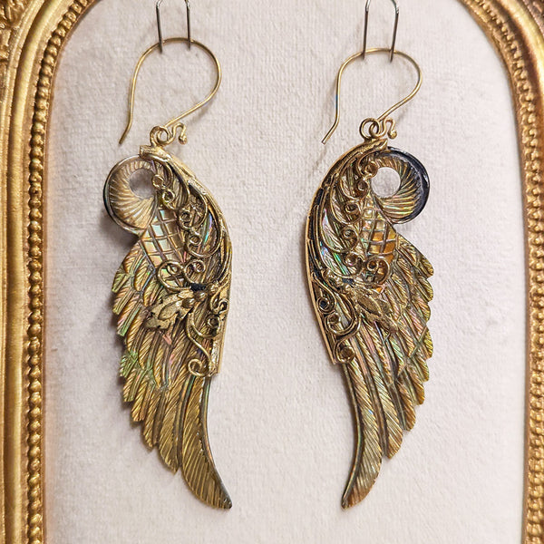 Pearl Wings - Shell in Brass