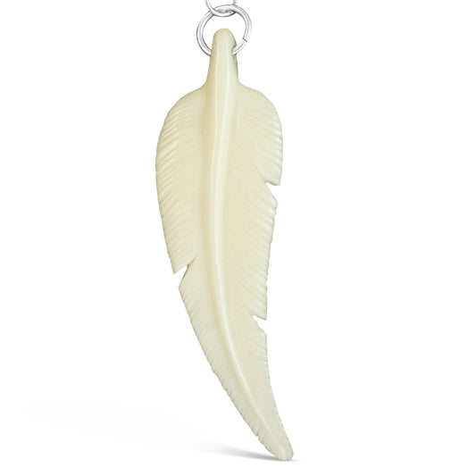 Swooped Feather- Bone