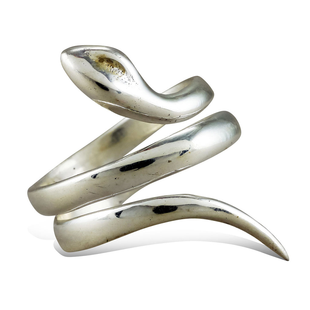 <span>RAS-034<span>: </span></span>Sweet Snake Ring - Silver