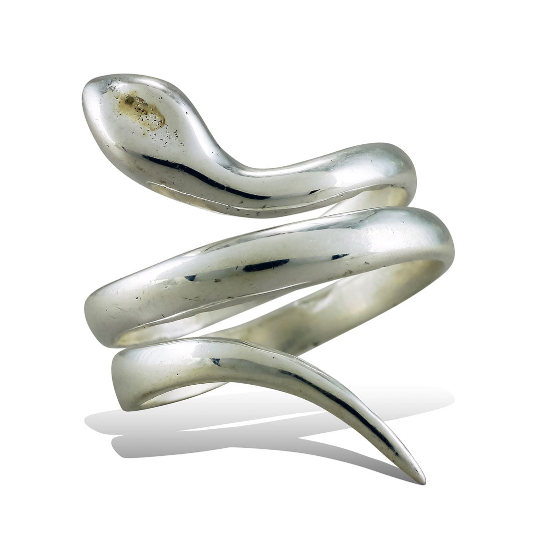 Sweet Snake Ring - Silver