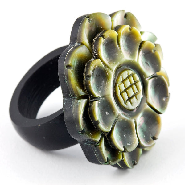 Flower Shell Ring